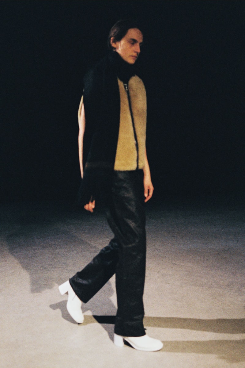 our legacy fw21 fall winter 2021 collection runway scarf boots heels