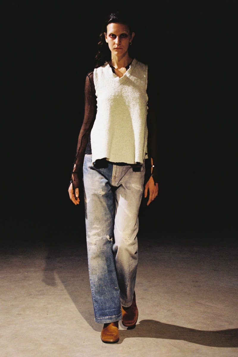 our legacy fw21 fall winter 2021 collection runway vest sweater knitwear