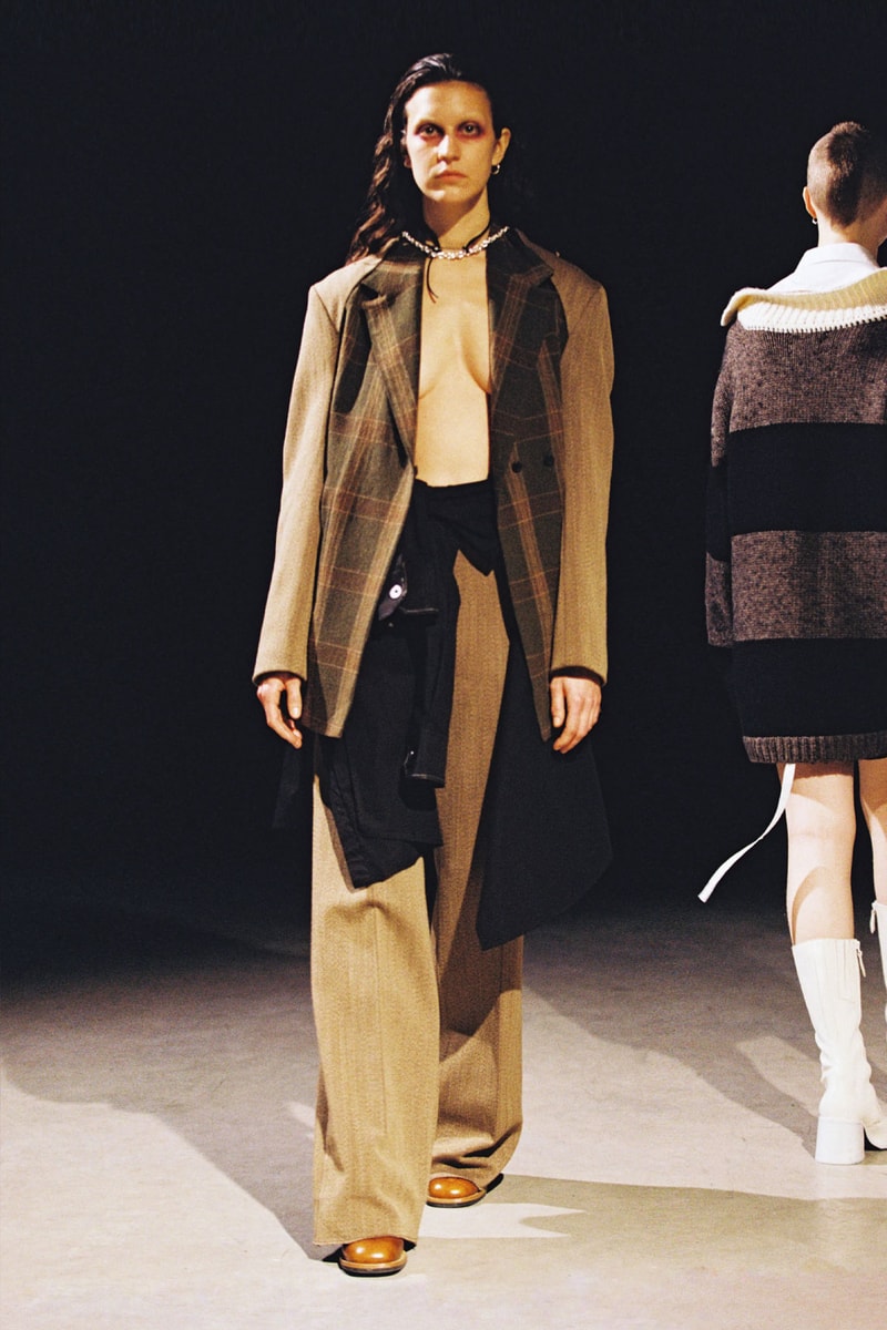 our legacy fw21 fall winter 2021 collection runway blazer jacket suit trousers