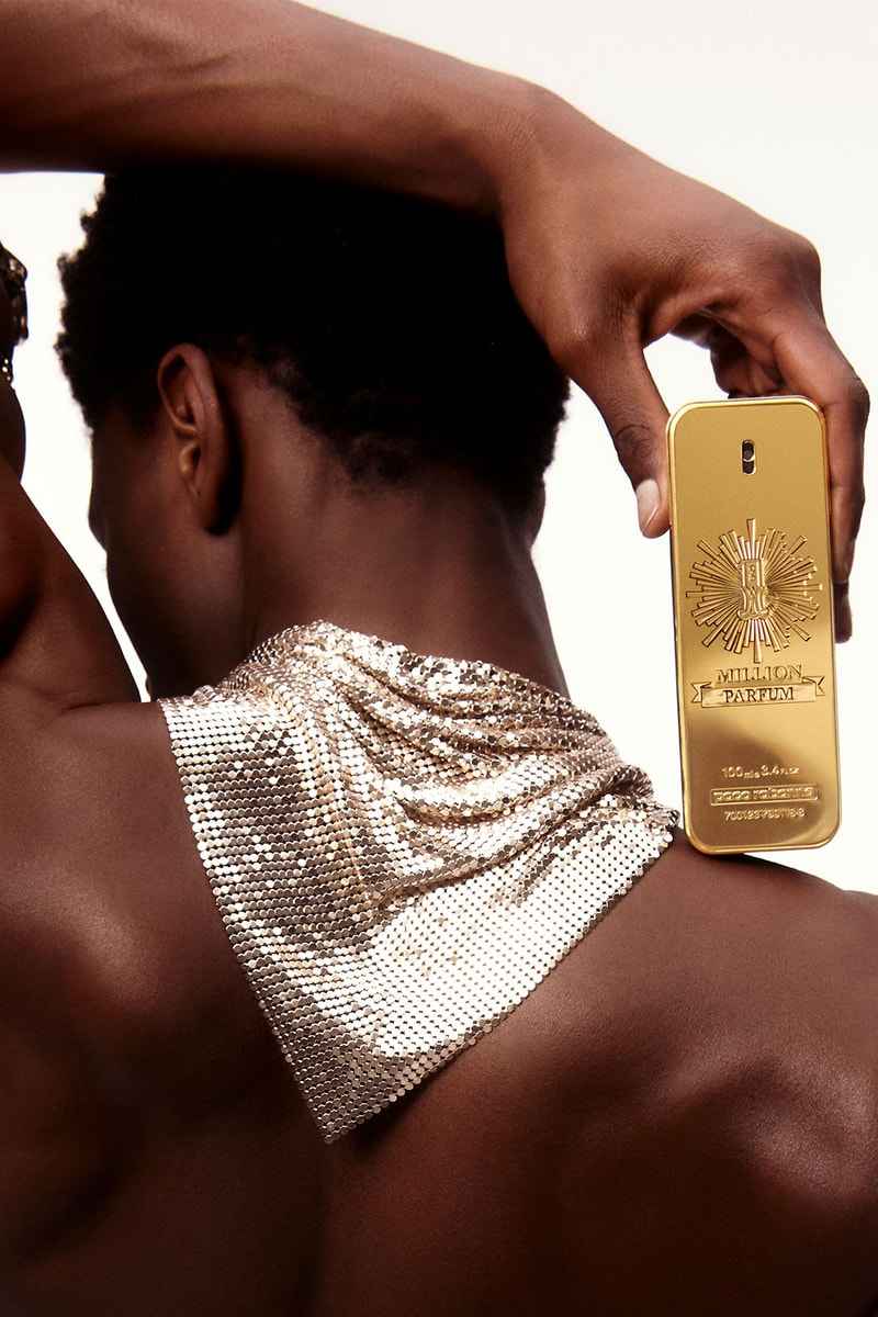 paco rabanne build love valentines day accessories collection chainmail gold perfume fragrance
