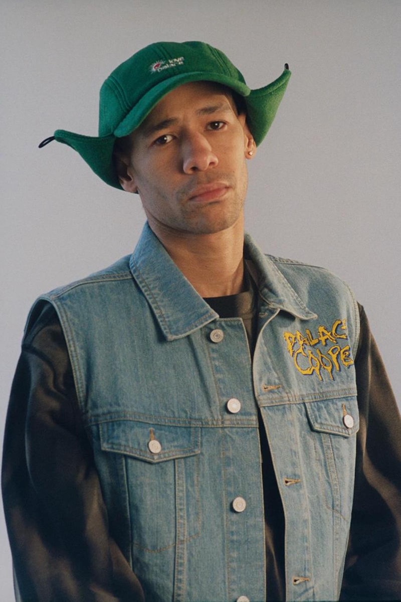 palace skateboards spring summer collection lookbook hat denim vest jacket