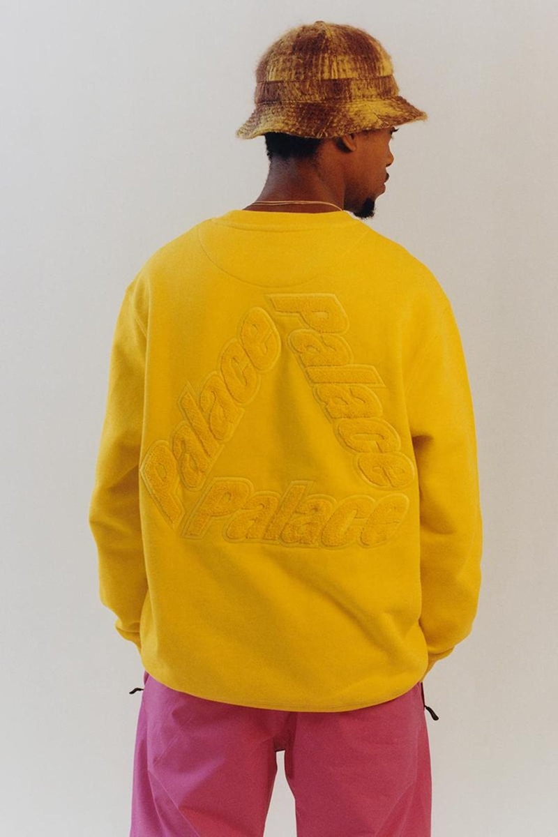 palace skateboards spring summer collection lookbook bucket hat sweater pants