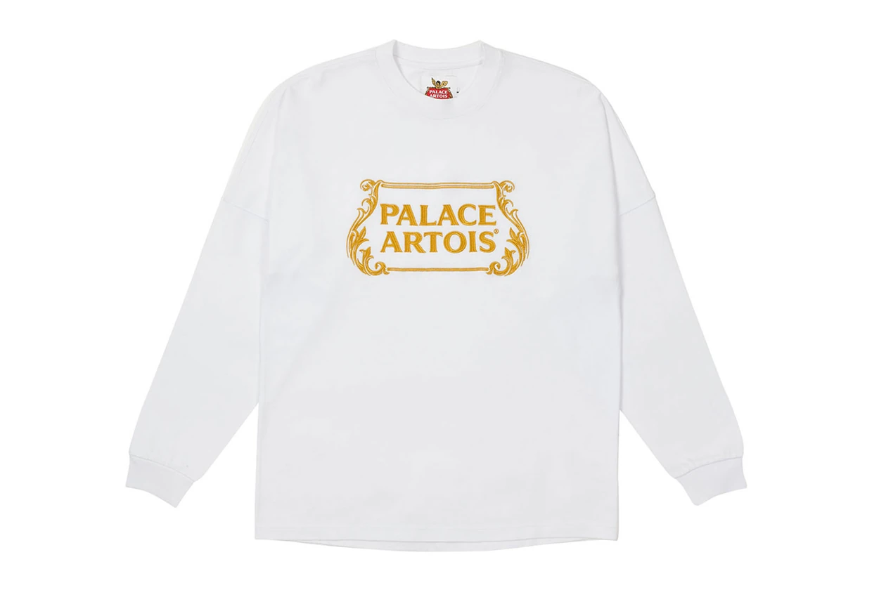 palace skateboards stella artois beer collaboration logo t-shirts hoodies home accessories release date info