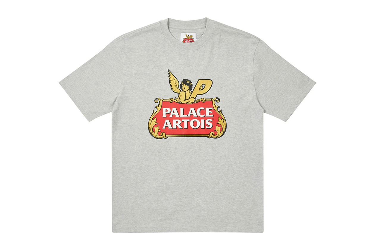 palace skateboards stella artois beer collaboration logo t-shirts hoodies home accessories release date info