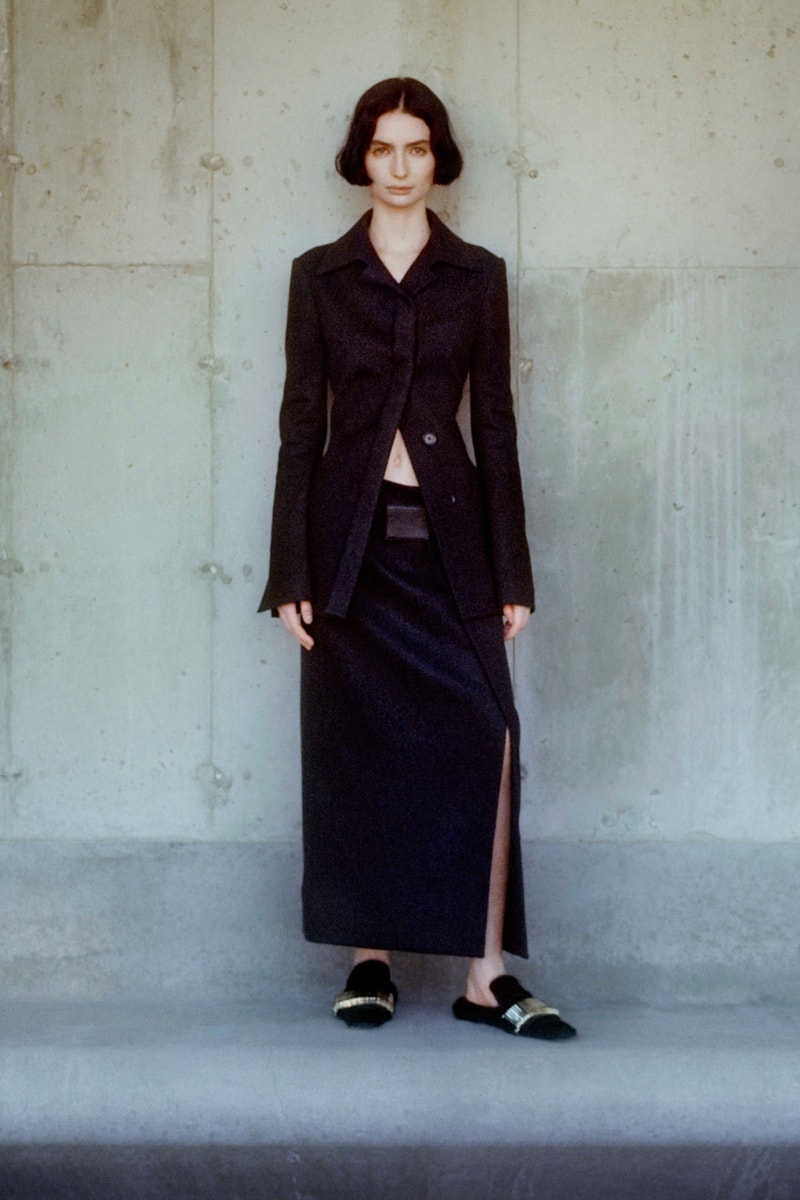 proenza schouler fall winter 2021 fw21 collection lookbook new york fashion week nyfw shirt jacket skirt