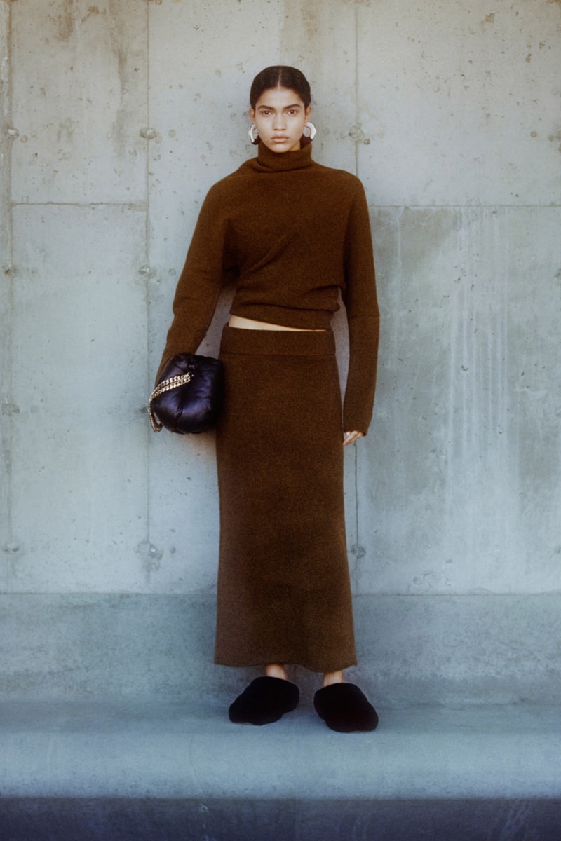 proenza schouler fall winter 2021 fw21 collection lookbook new york fashion week nyfw knit sweater skirt