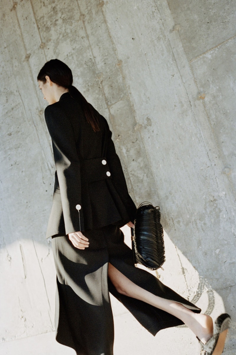 proenza schouler fall winter 2021 fw21 collection lookbook new york fashion week nyfw blazer coat clutch