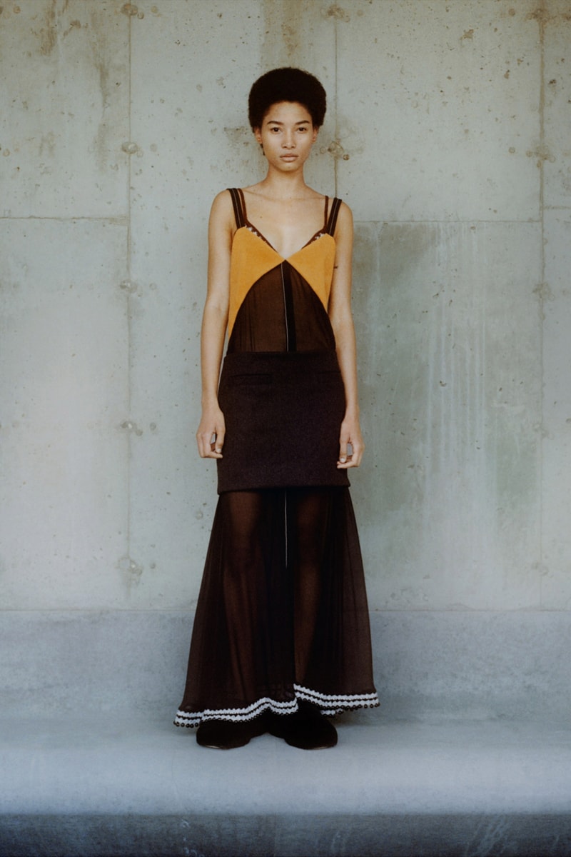 proenza schouler fall winter 2021 fw21 collection lookbook new york fashion week nyfw sheer dress