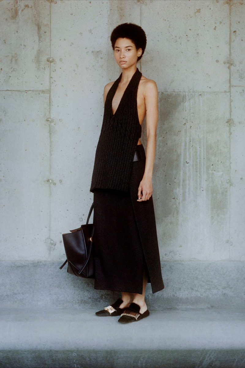 proenza schouler fall winter 2021 fw21 collection lookbook new york fashion week nyfw knit top skirt