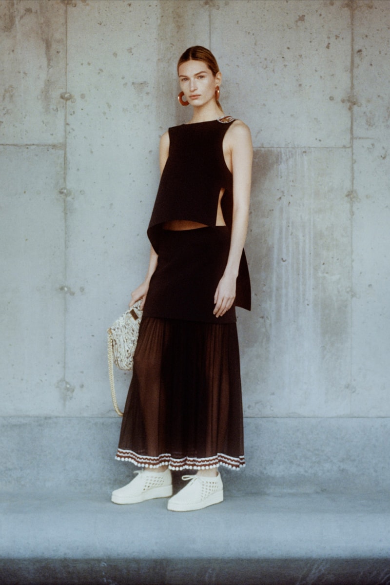 proenza schouler fall winter 2021 fw21 collection lookbook new york fashion week nyfw sheer skirt maxi sneakers