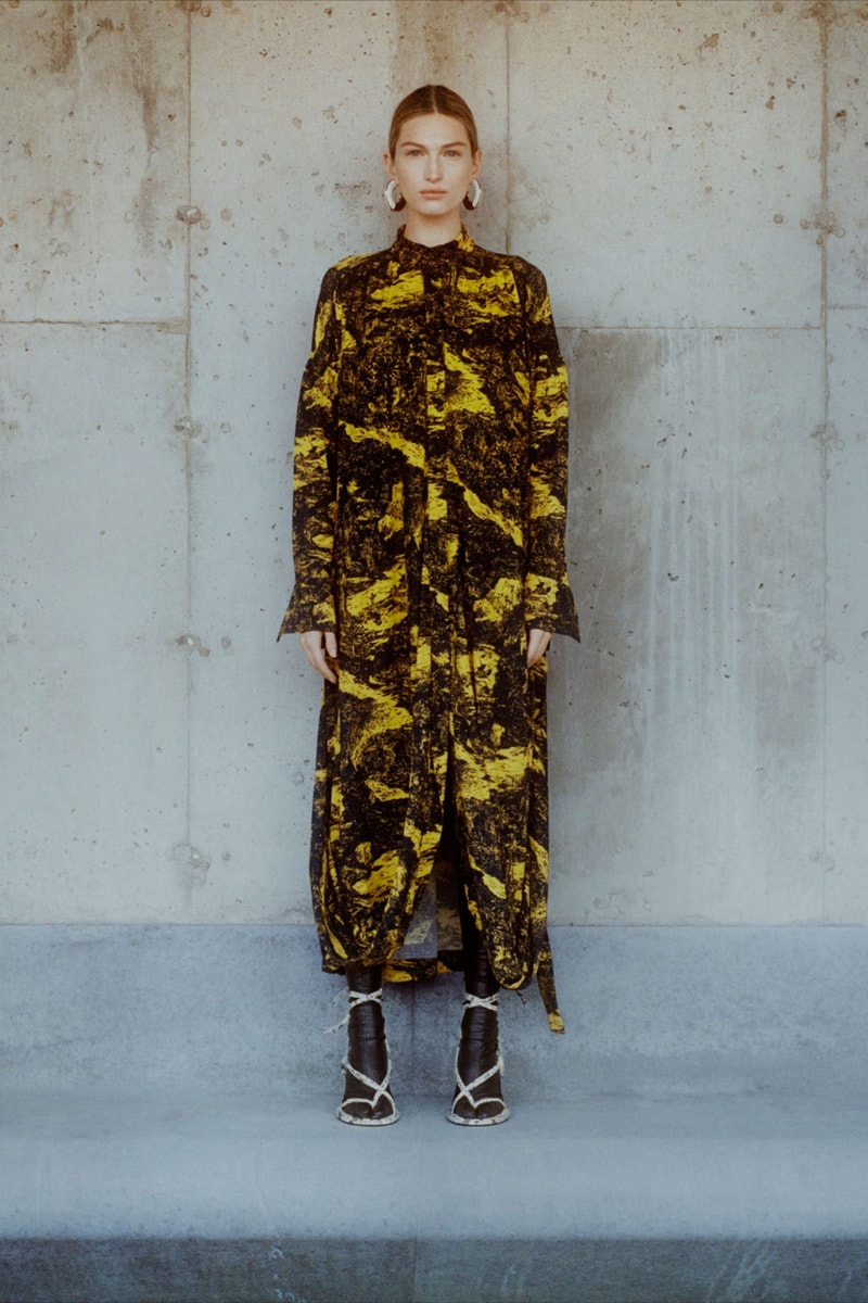 proenza schouler fall winter 2021 fw21 collection lookbook new york fashion week nyfw print pattern coat