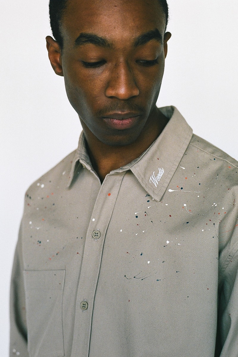 saintwoods sw 011 collection shirt collar logo