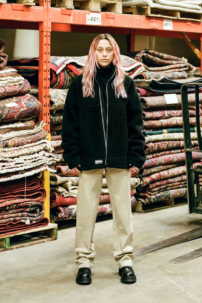 saintwoods sw 011 collection black jacket pants carpets rugs