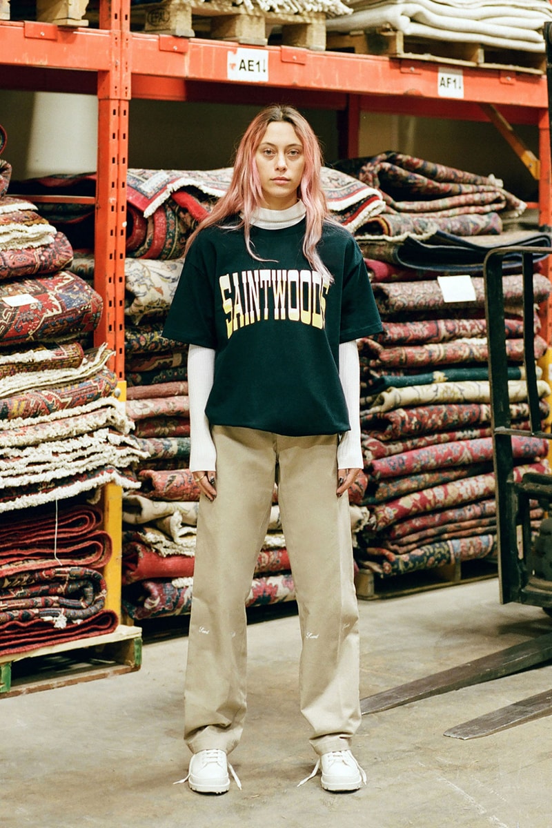 saintwoods sw 011 collection logo tshirt pants pants carpets rugs