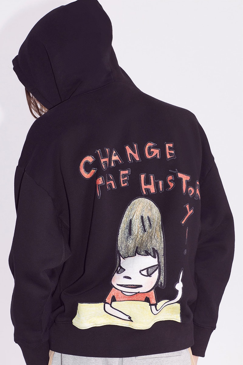 stella mccartney yoshitomo nara shared spring summer collaboration hoodie change the history