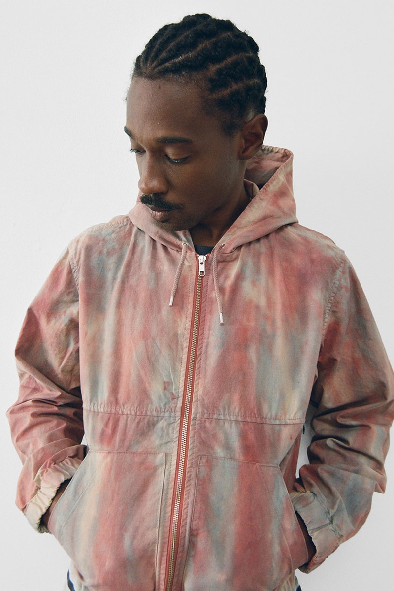 stussy spring 2021 collection lookbook womenswear tie dye hoodie zipper