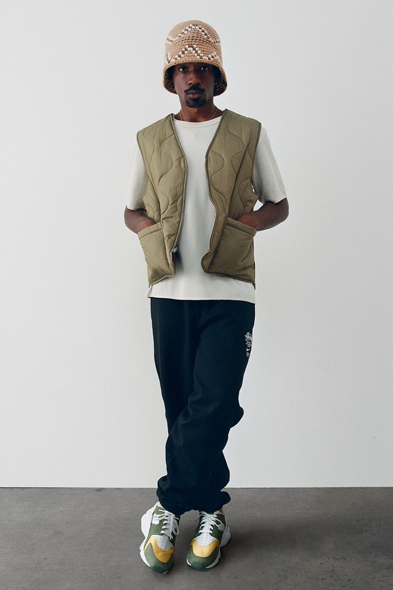 stussy spring 2021 collection lookbook womenswear vest bucket hat