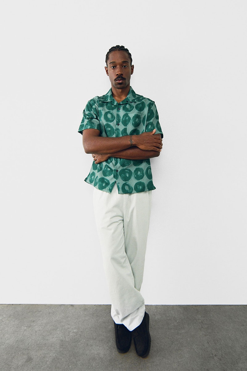 stussy spring 2021 collection lookbook womenswear print pattern short sleeves shirt
