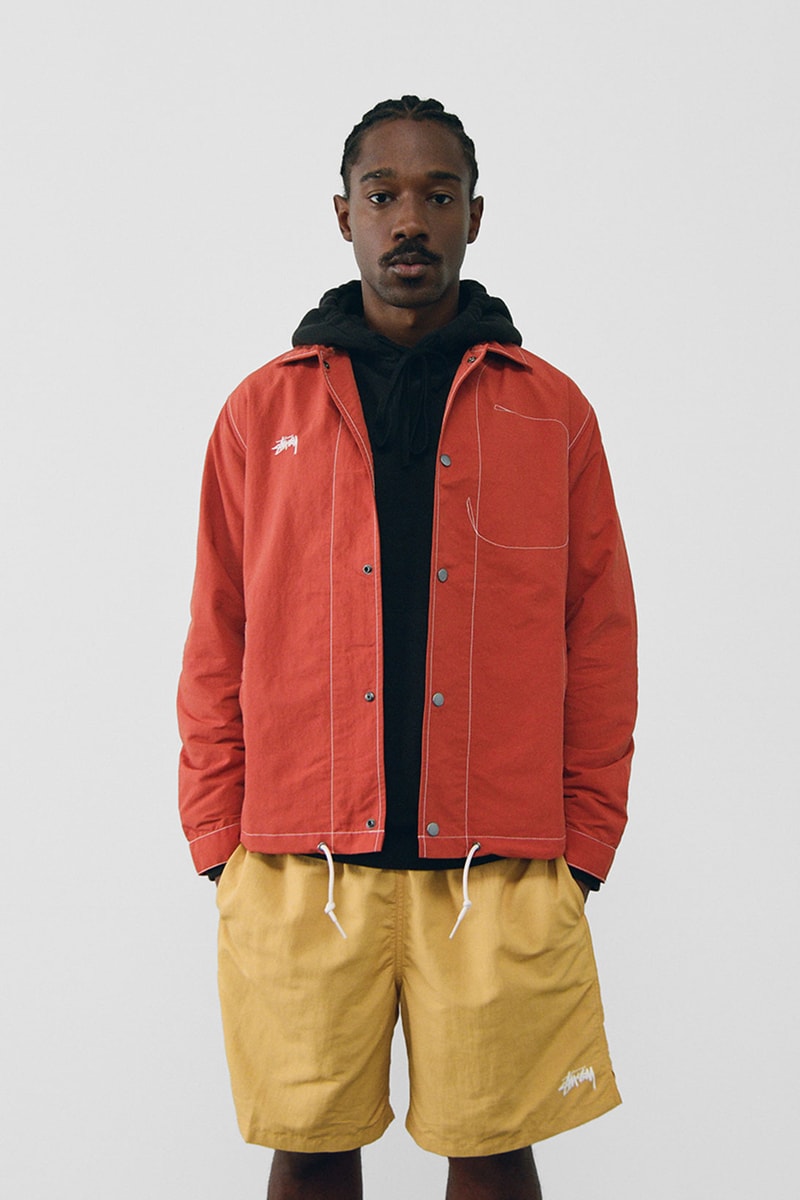 stussy spring 2021 collection lookbook womenswear jacket shorts