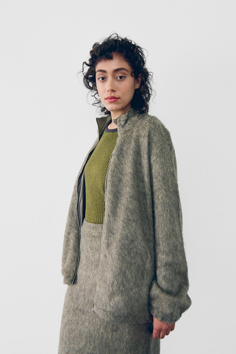 stussy spring 2021 collection lookbook womenswear knitwear cardigan skirt