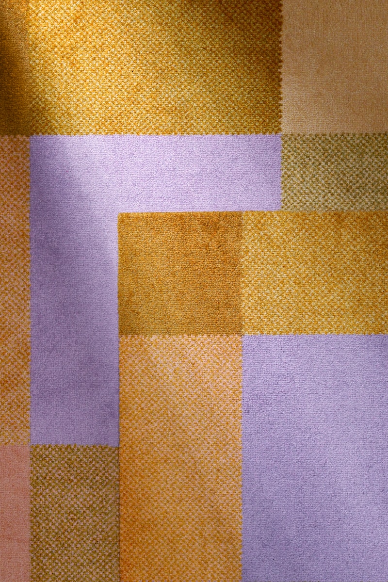 Heymat x Teklan Colorful Mix Rug Collaboration Home Interior Design Scandinavian Style