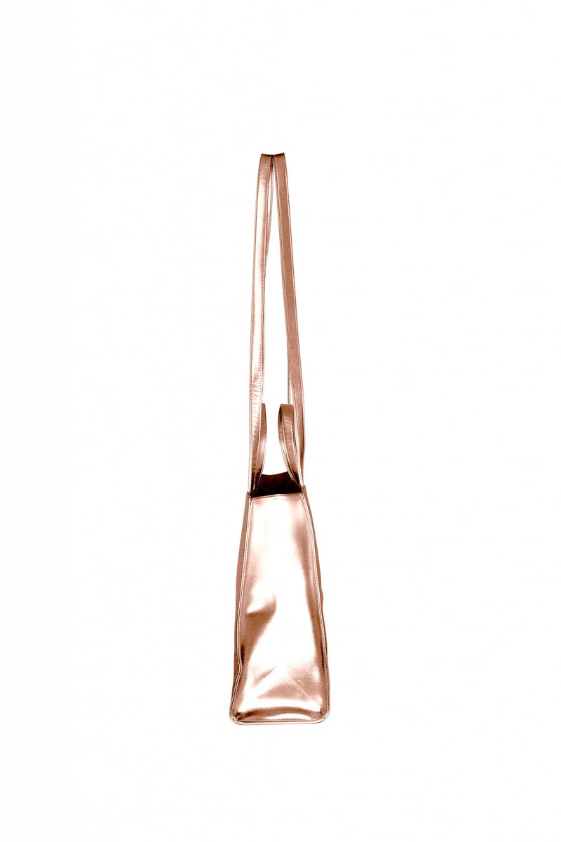 Telfar Signature Logo Tote Bag "Copper" Release Gold Shimmery Drop 
