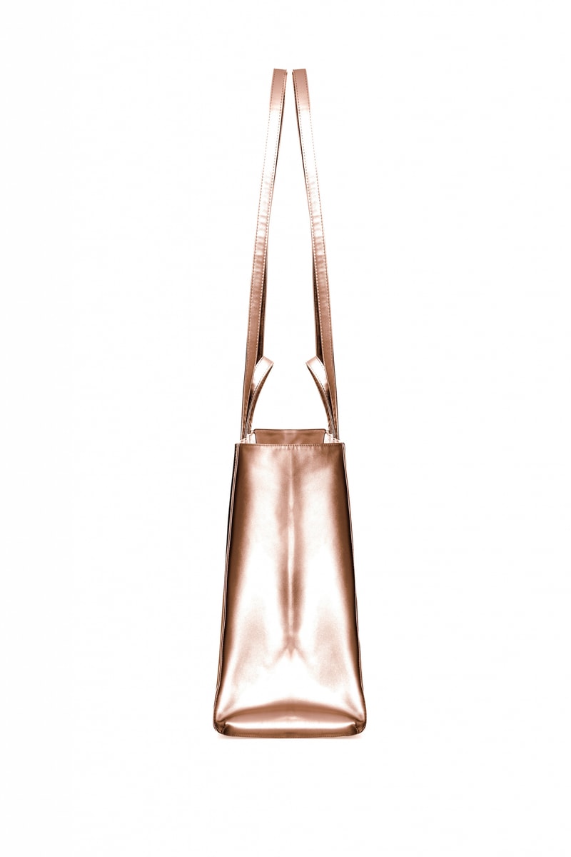 Telfar Signature Logo Tote Bag "Copper" Release Gold Shimmery Drop 