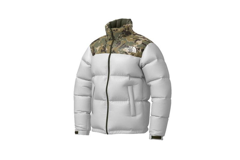the north face japan 141 customs program outerwear jackets gray camo