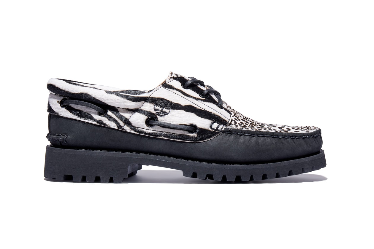 timberland jungle pack collection 6 inch boot boat shoe sustainable zebra snake print footwear