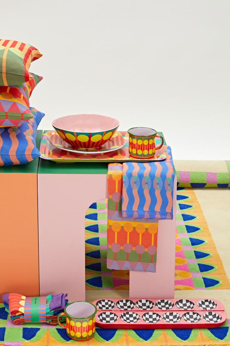yinka ilori homeware design kitchen tableware dishes plates bowls carpet rug