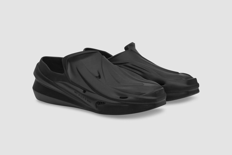 1017 alyx 9sm matthew williams mono slip shoes clogs sneakers ss21 spring summer top side view logo