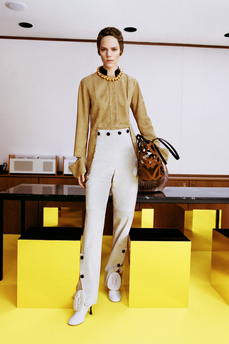 Loewe Fall/Winter 2021 Collection Newspaper Display Jonathan Anderson Loewe Amazona Bag Archive 