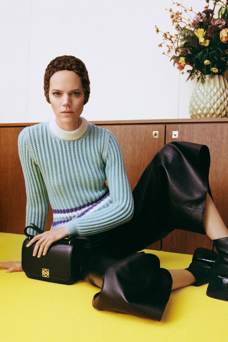 Loewe Fall/Winter 2021 Collection Newspaper Display Jonathan Anderson Loewe Amazona Bag Archive 
