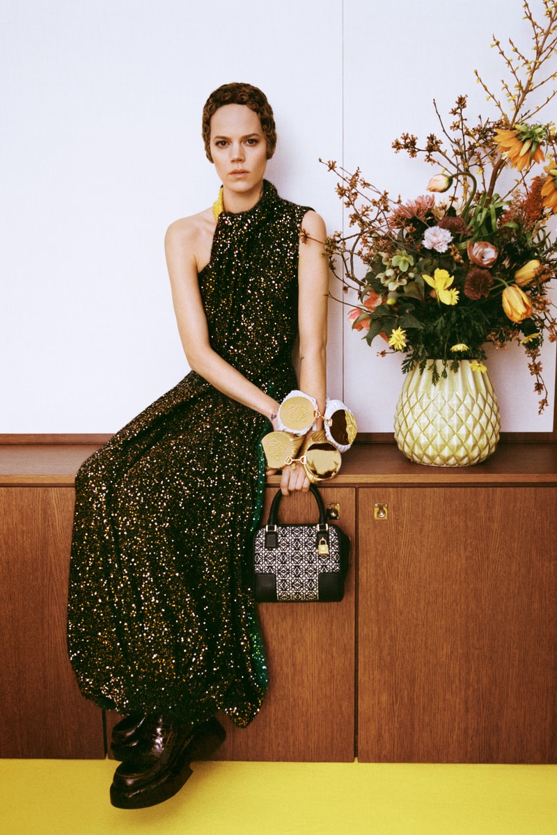 Loewe Fall/Winter 2021 Collection Newspaper Display Jonathan Anderson Loewe Amazona Bag Archive 