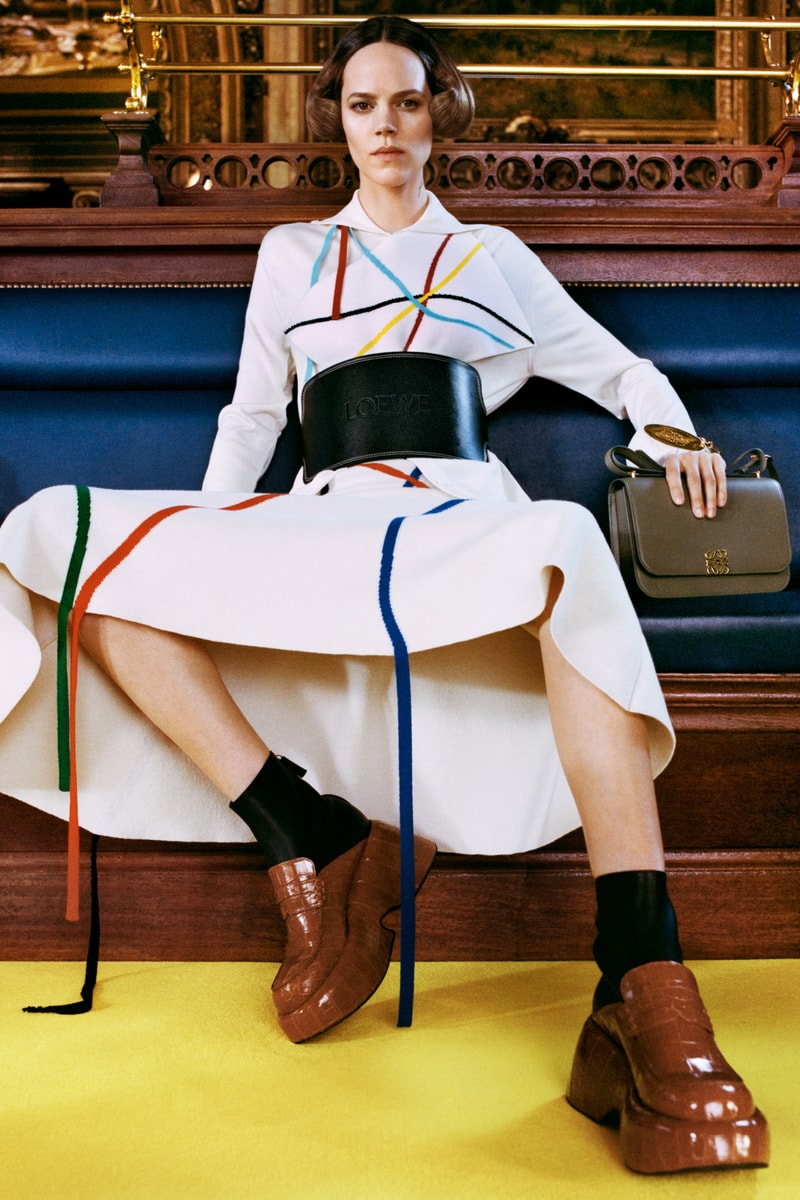 Loewe Fall/Winter 2021 Collection Newspaper Display Jonathan Anderson Loewe Amazona Bag Archive 