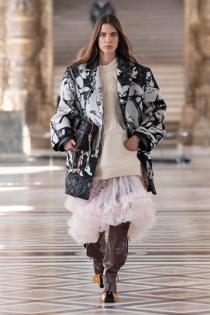 Louis Vuitton Fall/Winter 2021 Collection Nicolas Ghesquiere Louvre Museum Presentation Digital Video Fornasetti Collection