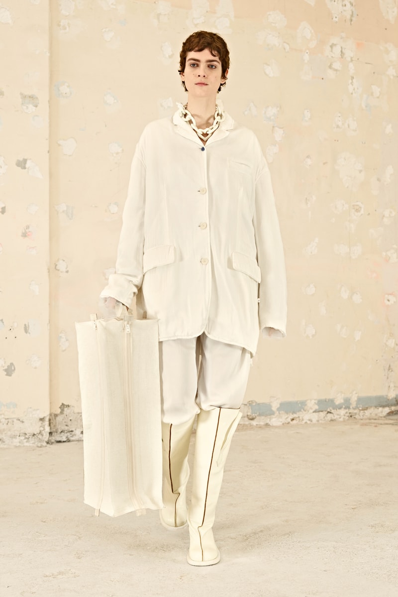 Acne Studios Fall/Winter 2021 Collection Show Jonny Johansson Post-Pandemic Fashion Leather Linen Silk