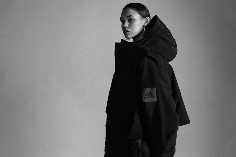 adidas pharrell williams collaboration pw triple black collection my shelter puffer jacket