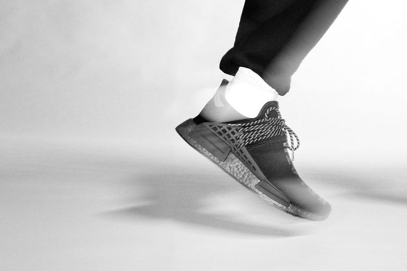 adidas pharrell williams collaboration pw triple black collection hu nmd