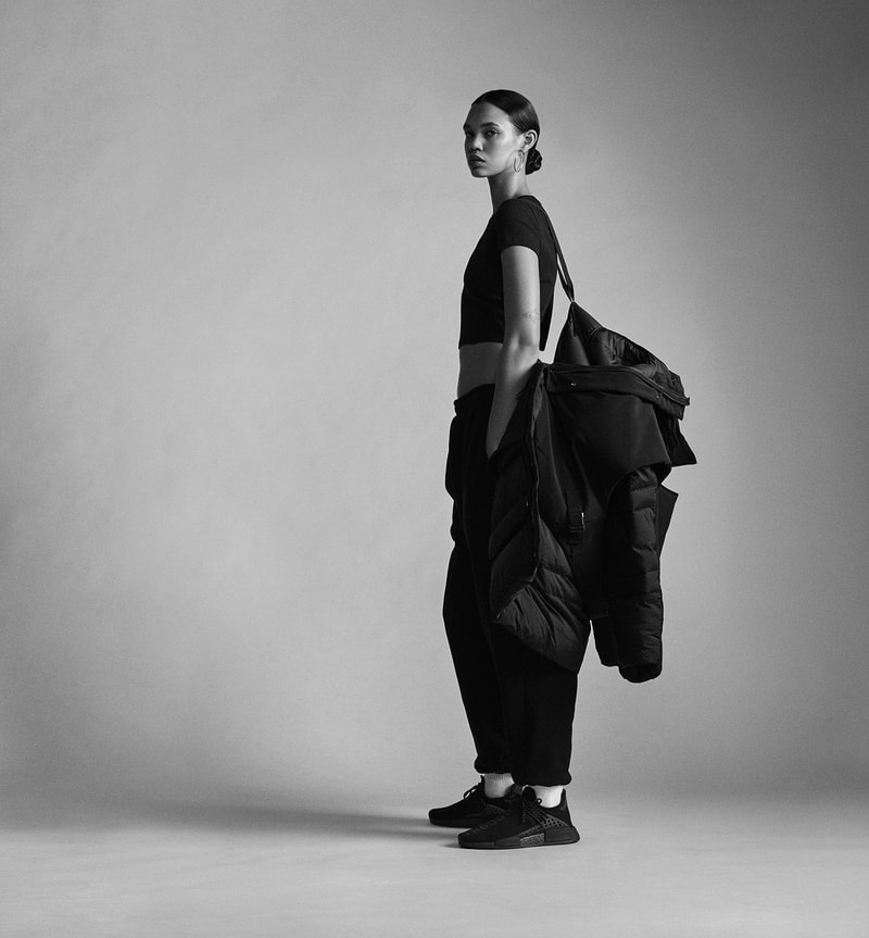 adidas pharrell williams collaboration pw triple black collection my shelter puffer jacket