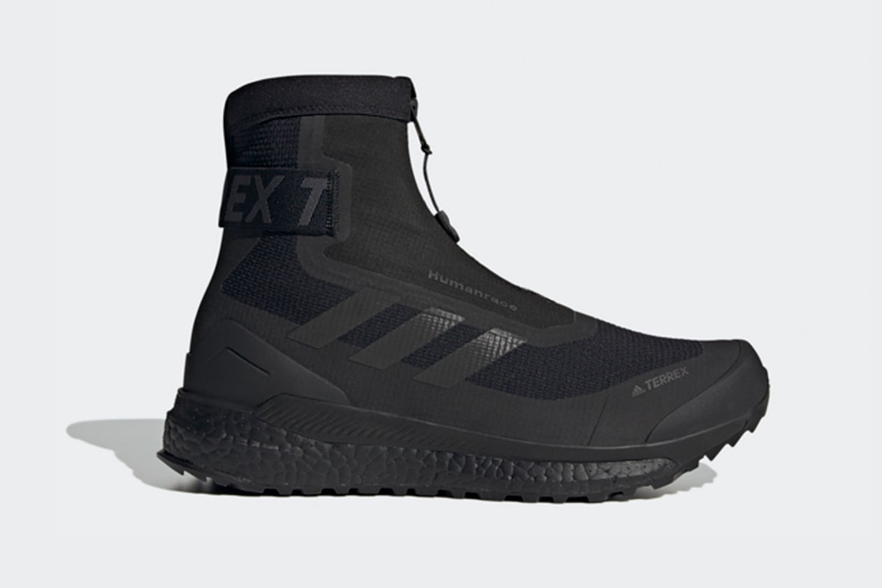 pharrell williams adidas pw triple black collaboration hu nmd terrex freehiker sneakers boots release where to buy