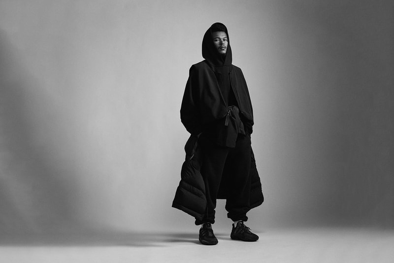 adidas pharrell williams collaboration pw triple black collection my shelter puffer jacket