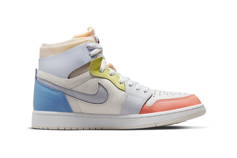 nike air jordan 1 aj1 high zoom cmft to my first coach medial side coral pastel