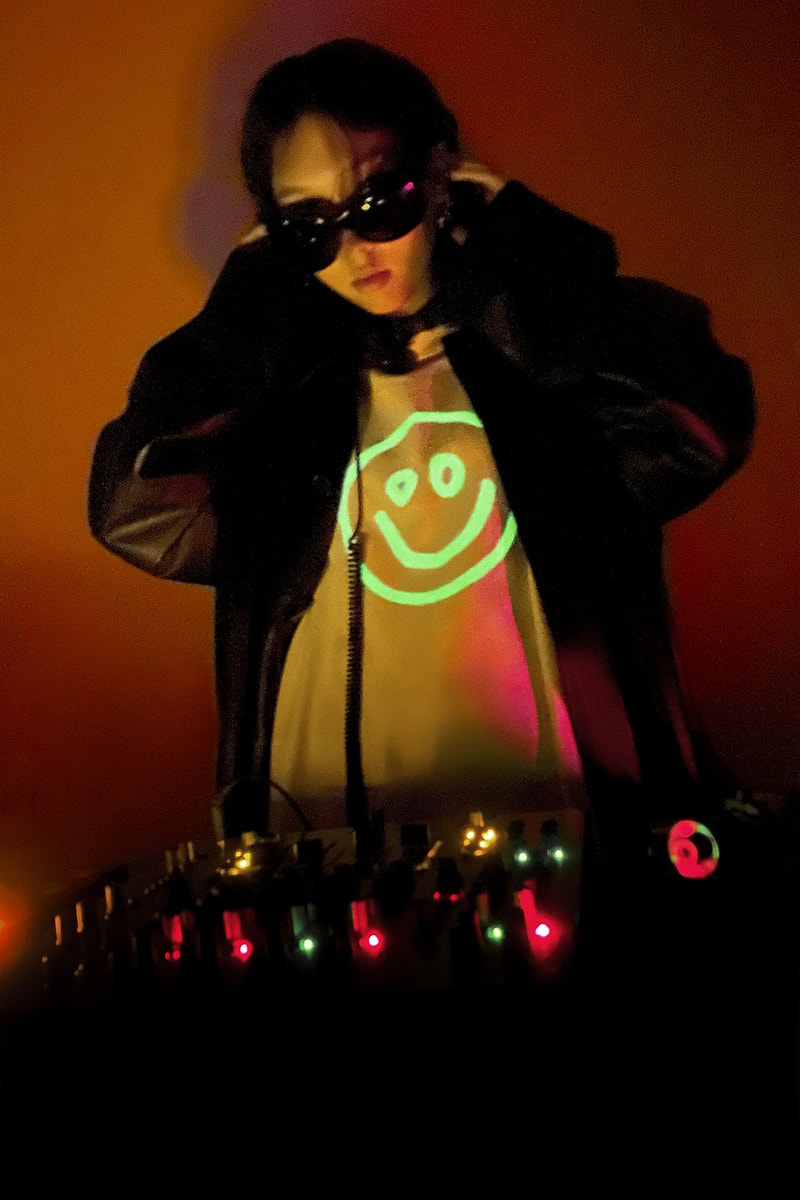 balenciaga glow in the dark capsule collection t-shirts dj jacket headphones sunglasses