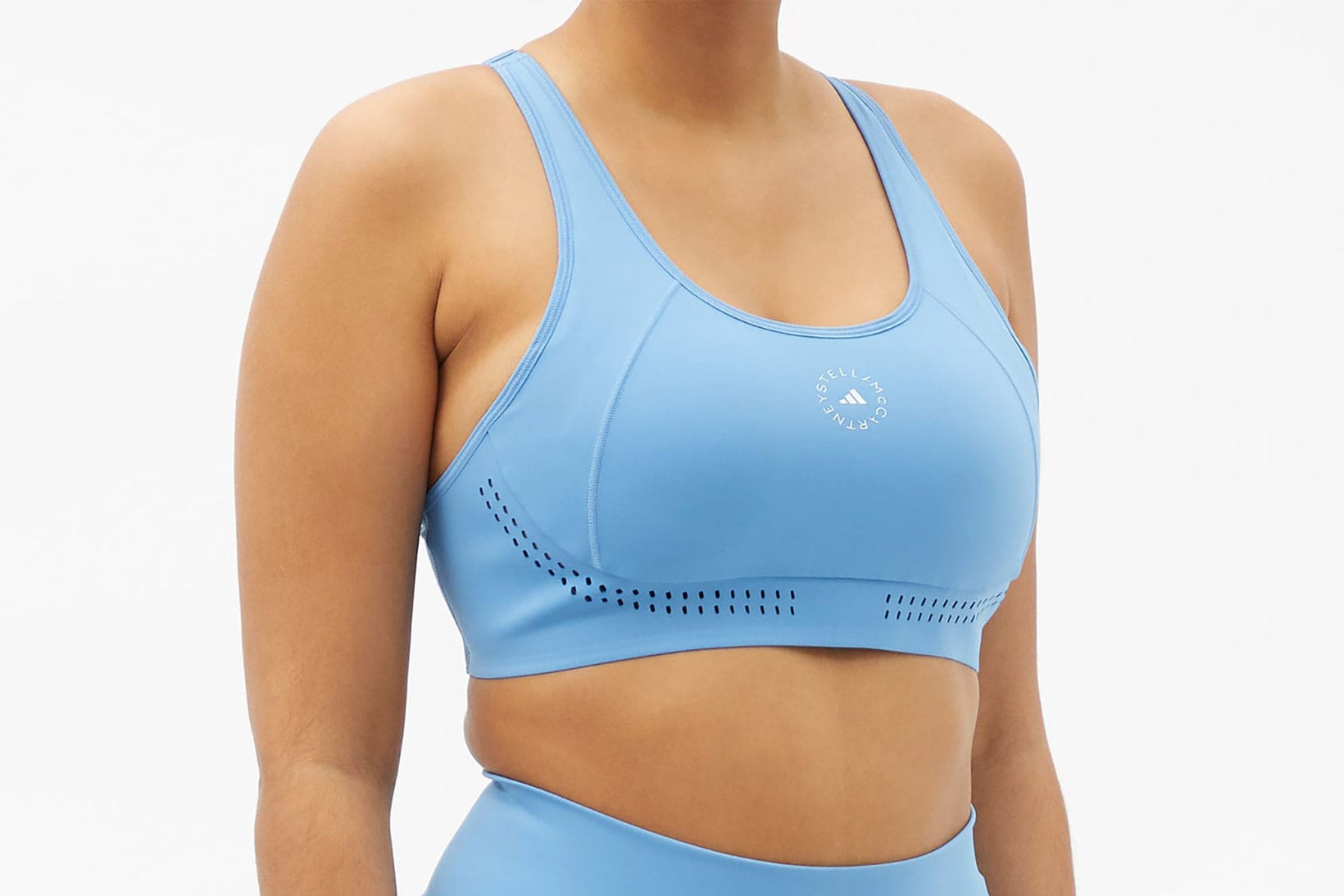 nike training medium support bra with perforated over layer