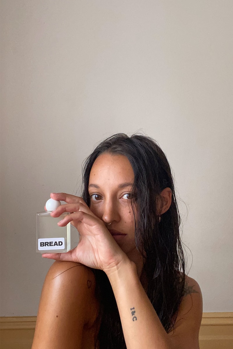 bread macadamia hair body oil pure cold pressed australian bottle model