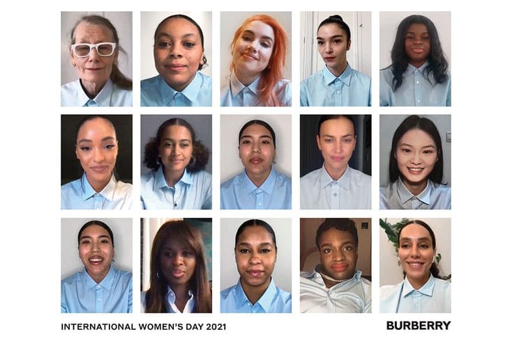 Burberry Champions Young Voices in Honor of International Women's Day