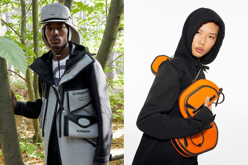 burberry spring summer ss21 collection campaign juergen teller canvas bag jacket hat outdoor