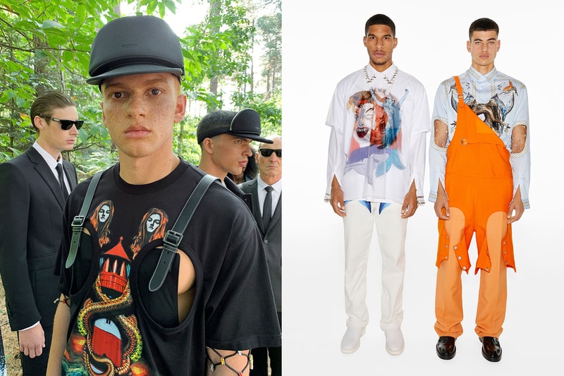 burberry spring summer ss21 collection campaign juergen teller menswear cap hat print tee