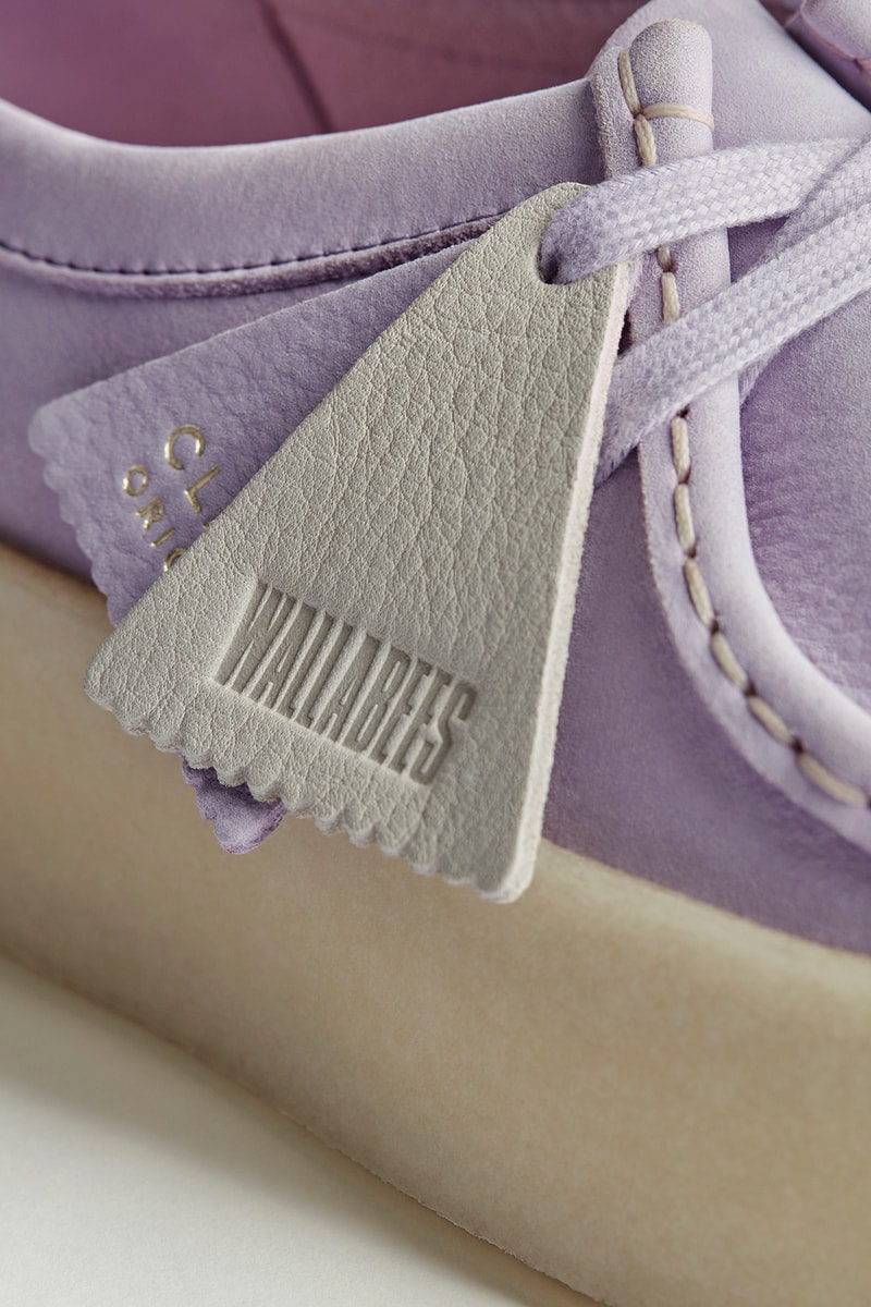 Clarks Originals Wallabee Cup Shoe Lilac Purple